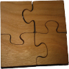 4-Teile Puzzle